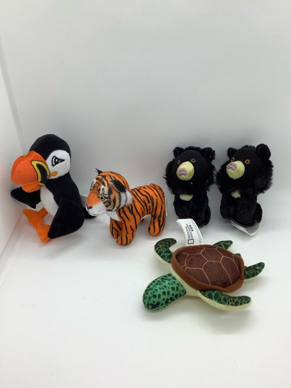 Mixed Mini Plush Toy Lot National Geographic and Iceland Air Set of 5 Small Toy